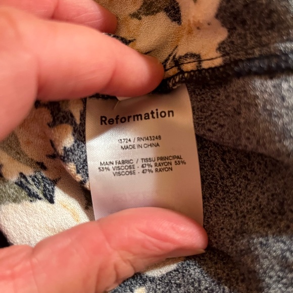 Reformation Puglia Mini Dress in Yolanda - Picture 9 of 12